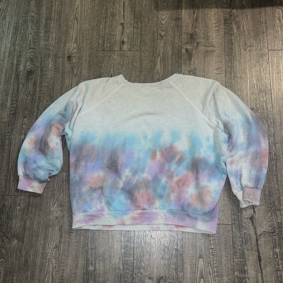 Anthropologie good hYOUman Its All Good Tie-Dye Sweatshirt S - Picture 8 of 9